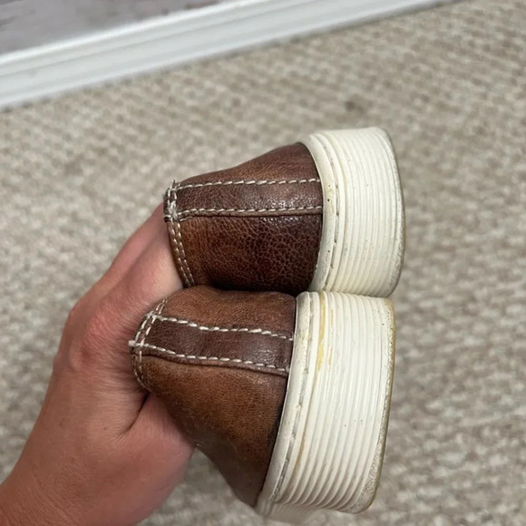 SOFFT brown leather sneakers  blue size 6 - Picture 4 of 8